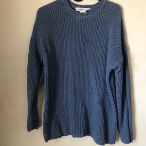 Blue Cable knit sweater